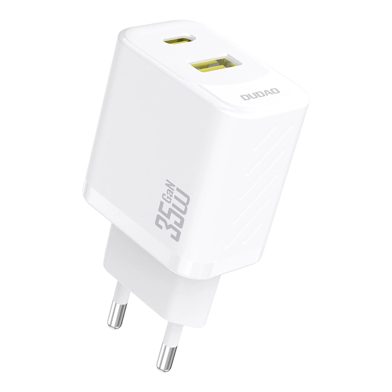 Dudao A27 Max netværksoplader, 35W, 1 x USB-A - 1 x USB-C, Hvid