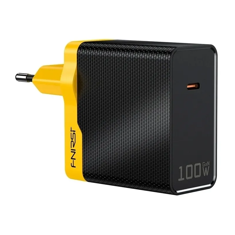 Fnirsi Netadapter, 100W, 5A, 1 x USB-C, Sort