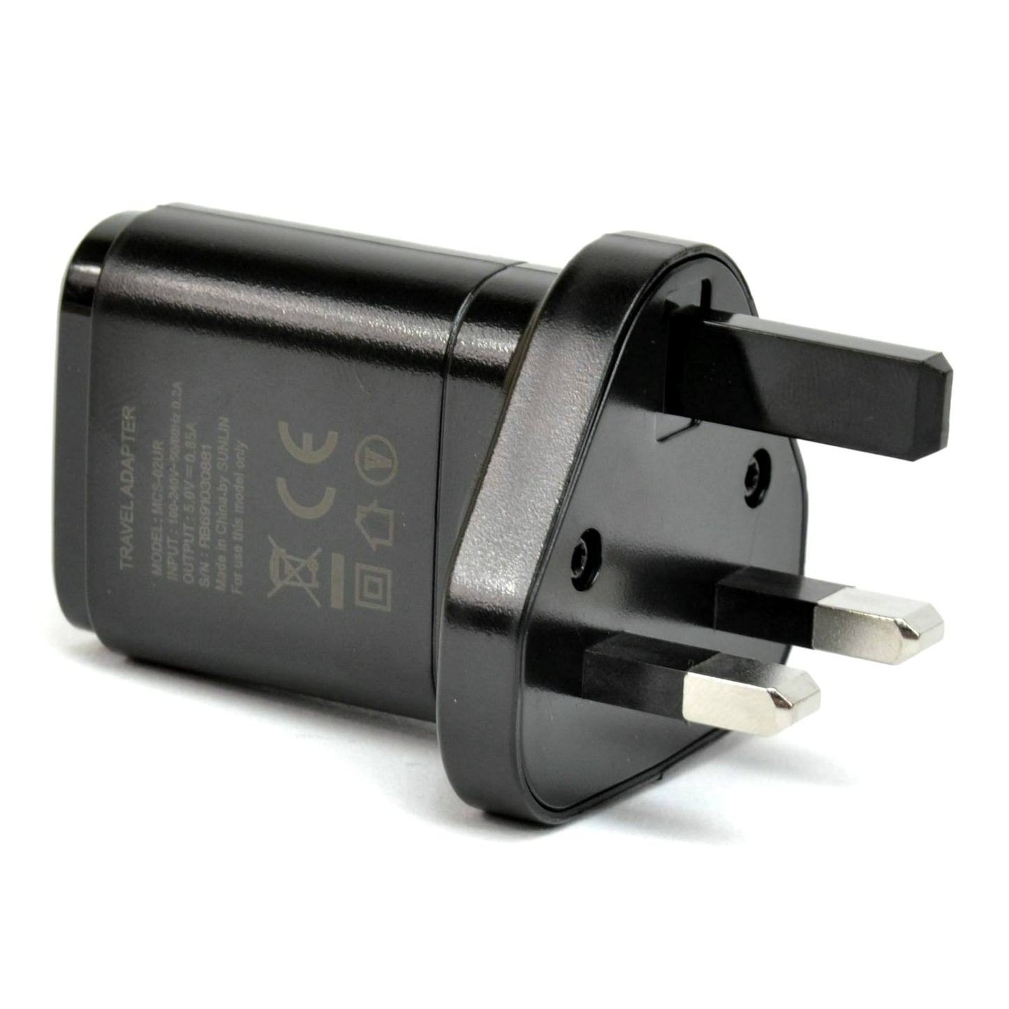 LG UK netadapter, 4,25W, 0,85A, 1 x USB-A, Sort MCS-02UR