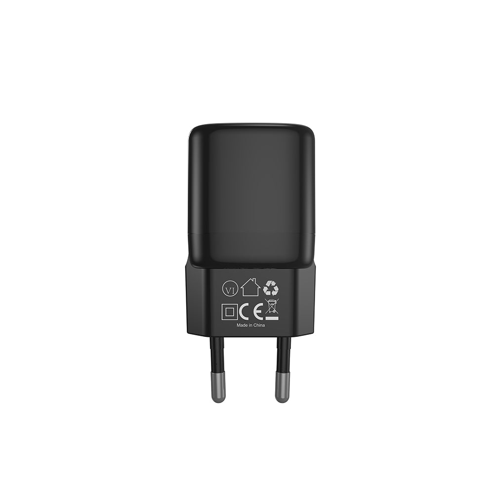 Netværksoplader Lito LC11, 30W, 3A, 1 x USB-C, Sort