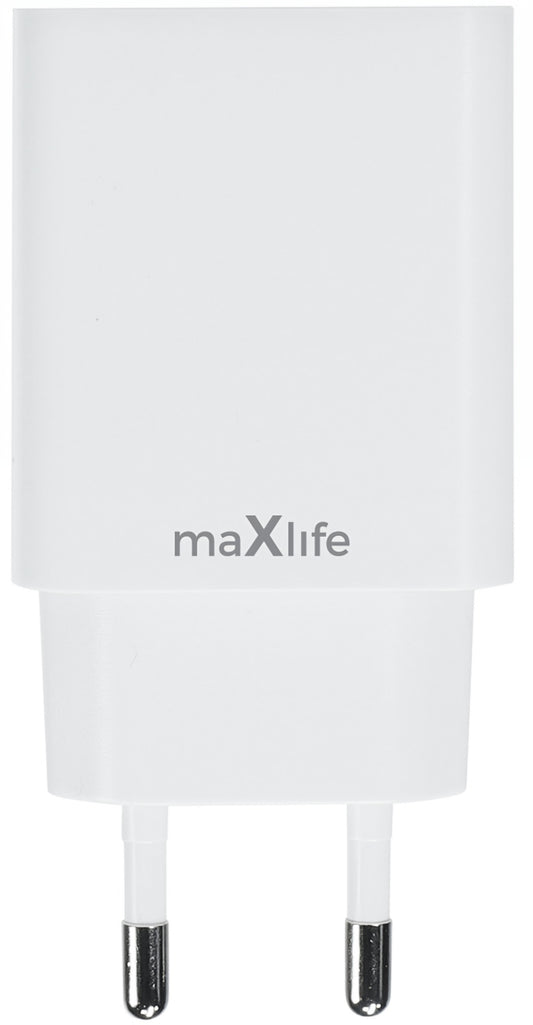 Netværksoplader MaXlife MXTC-13-20C, 20W, 3A, 1 x USB-C, Hvid