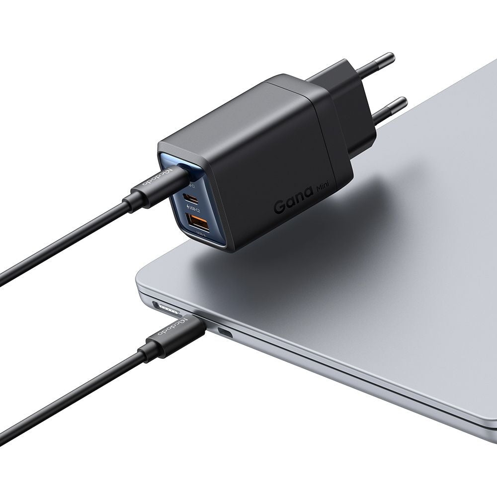McDodo CH-0970 Gana Mini netværksoplader, 67W, 3A, 1 x USB-A - 2 x USB-C, Sort