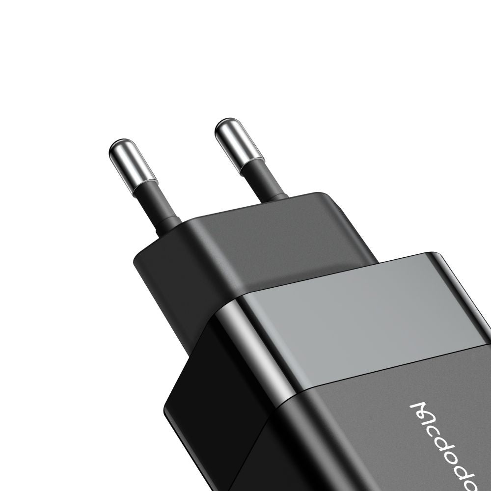 McDodo CH-1951 Hydrogen netværksoplader, 20W, 3A, 1 x USB-A - 1 x USB-C, Sort