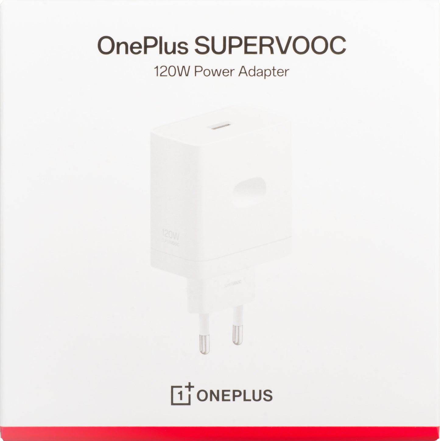 OnePlus Netoplader, 120W, 1 x USB-A, Hvid