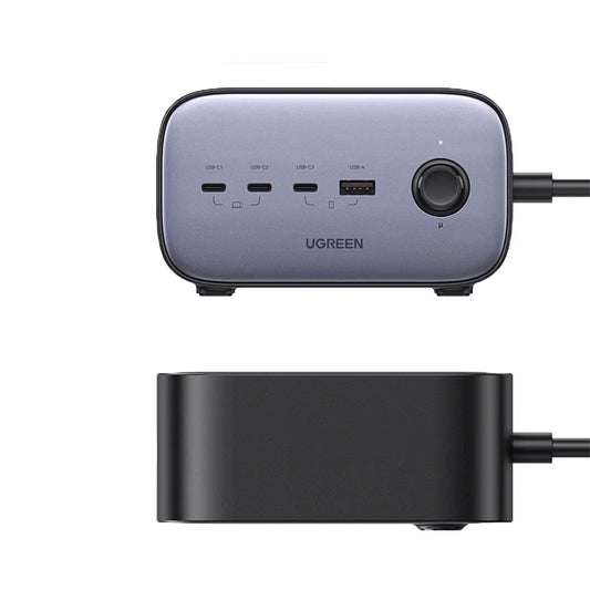 Forlængerledning UGREEN CD270, 2 x Schuko, Grå