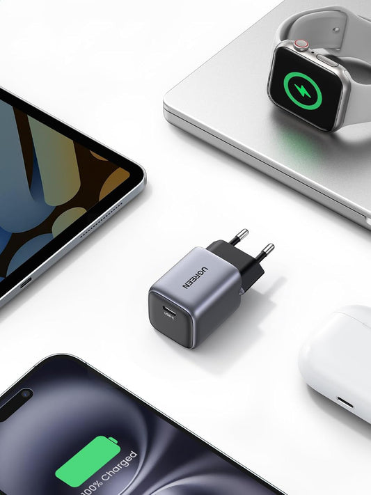 Netværksoplader UGREEN CD319, 30W, 3A, 1 x USB-C, grå