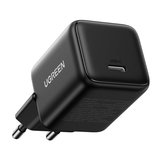 UGREEN X512 Netværksoplader, 20W, 3A, 1 x USB-C, Sort