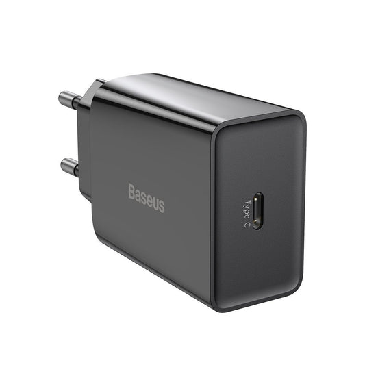 Baseus Speed Netoplader, 20W, 3A, 1 x USB-C, Sort CCFS-SN01