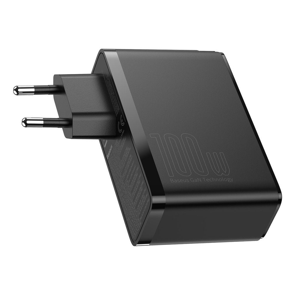 Netværksoplader Baseus Gain2 Pro, 100W, 5A, 2 x USB-A - 2 x USB-C, sort CCGAN2P-L01