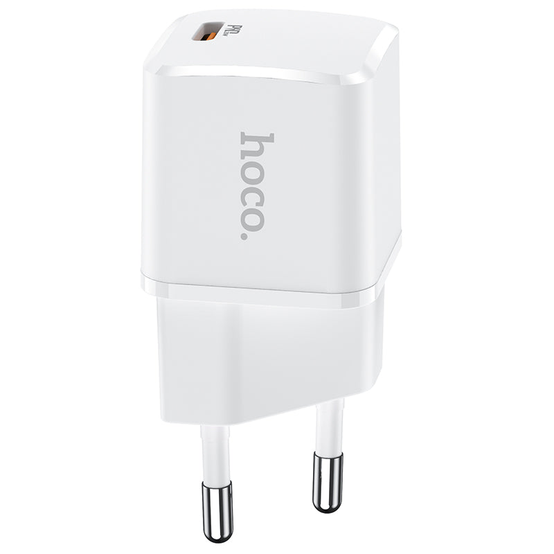 Netværksoplader HOCO N10, 20W, 3A, 1 x USB-C, hvid