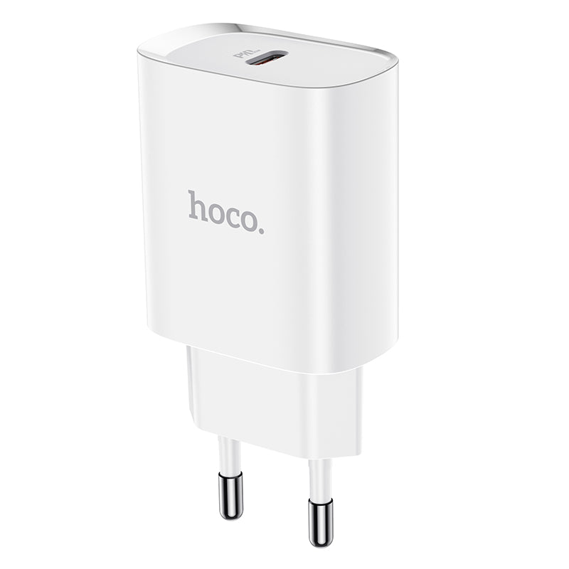 Netværksoplader HOCO N14, 20W, 3A, 1 x USB-C, hvid