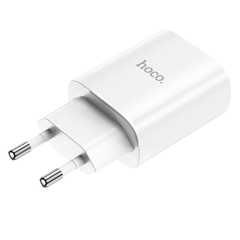 Netværksoplader HOCO N14, 20W, 3A, 1 x USB-C, hvid