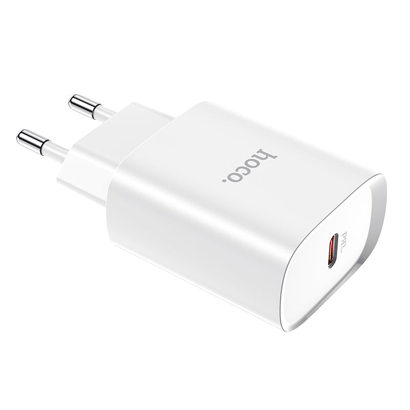 Netværksoplader HOCO N14, 20W, 3A, 1 x USB-C, hvid