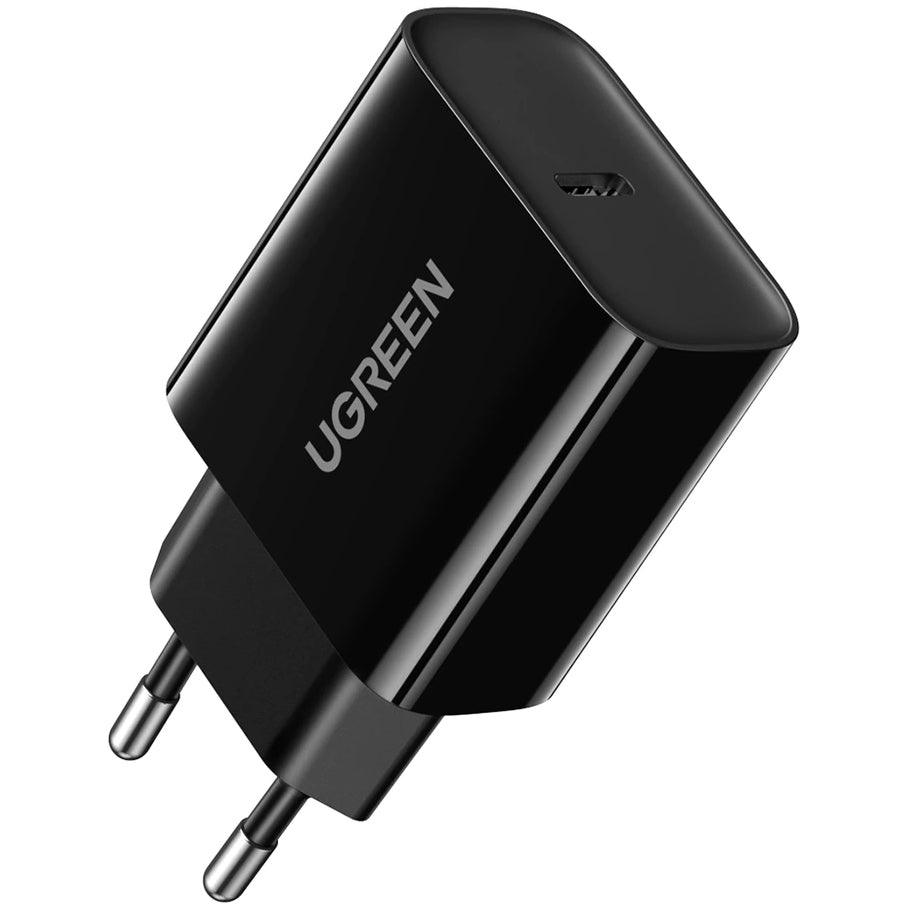 UGREEN CD137 Netværksoplader, 18W, 3A, 1 x USB-C, Sort