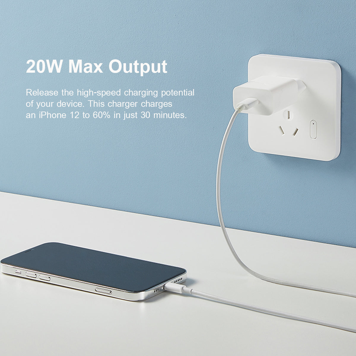 Xiaomi Netoplader, 20W, 3A, 1 x USB-C, Hvid BHR4927GL