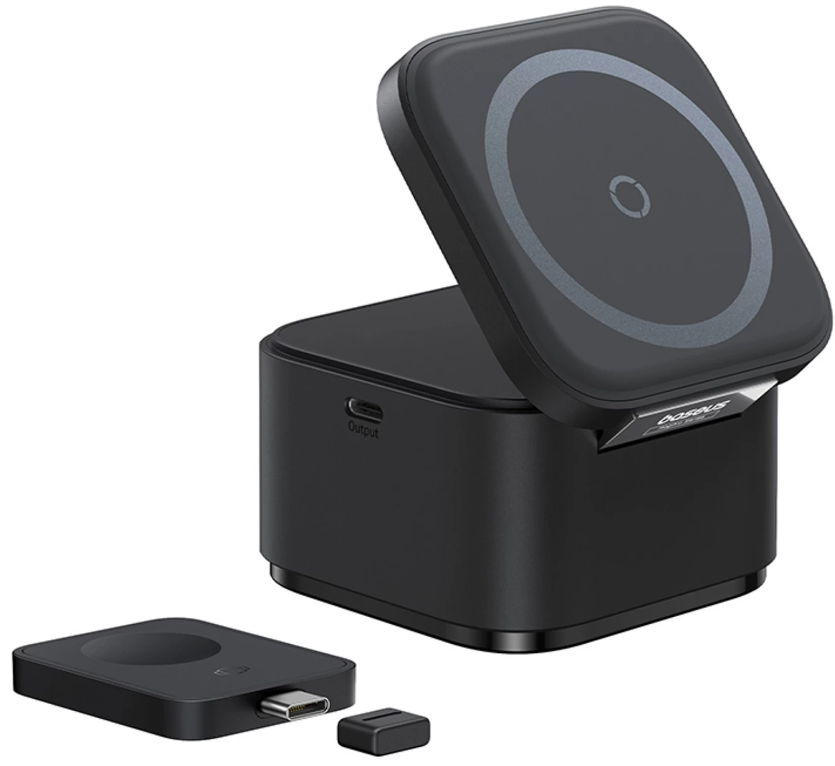 Baseus MagPro 3-in-1 Wireless USB-C Wall Charger, 25W, 1 x USB-C, Black P10264100123-01