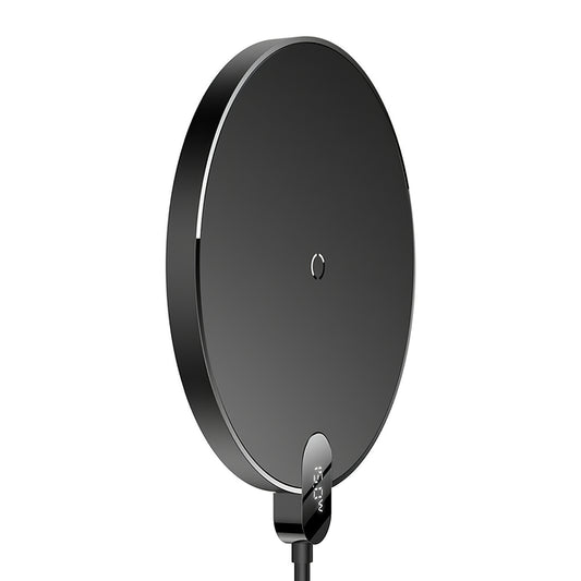 Trådløs netværksoplader Baseus Digital Led Display Gen 2, 15W, 1,67A, sort CCED000001 CCED000001