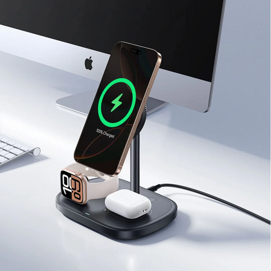 Baseus EnerFill FS41 3-in-1 Wireless Wall Charger, 22.5W, 1.67A, Black P10281904123-01