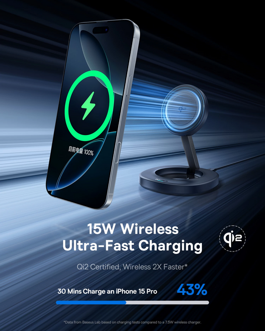 Baseus EnerFill FF11 Wireless Network Charger, 15W, 1.67A, Black P10282103123-00