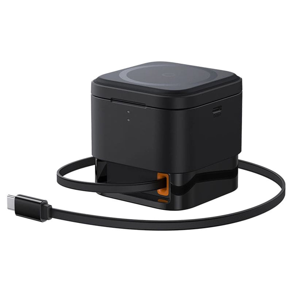 Baseus MagPro trådløs netværksoplader, 25 W, 1 x USB-C, sort P10264100123-00