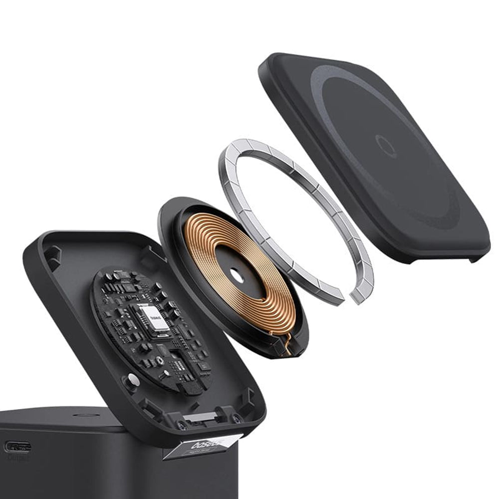 Baseus MagPro trådløs netværksoplader, 25 W, 1 x USB-C, sort P10264100123-00