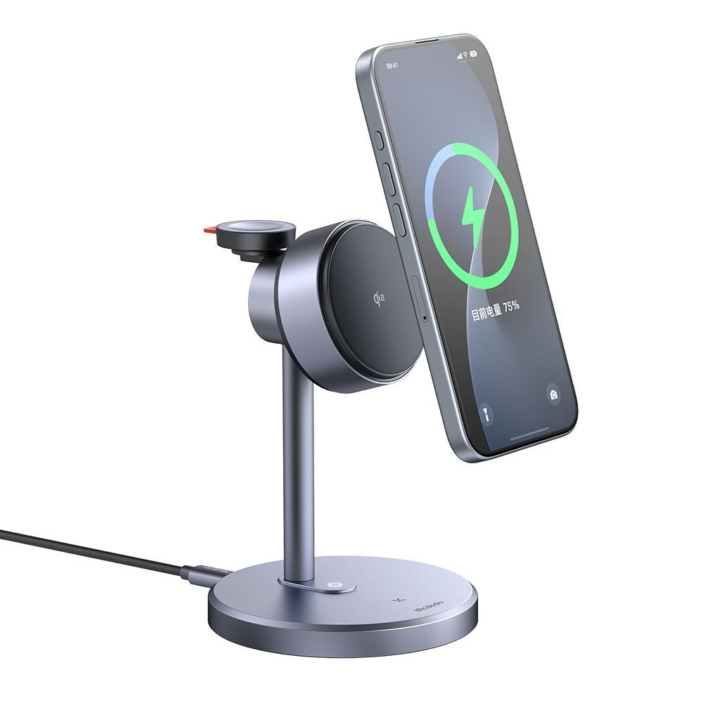 Trådløs netværksoplader McDodo CH-2462 Swan 3in1, 22.5W, 1.67A, Sort