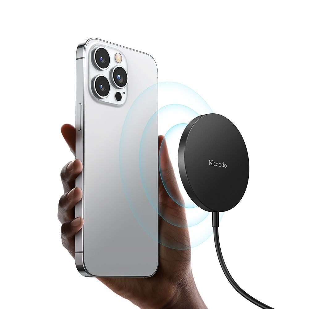 Trådløs Netværksoplader McDodo CH-4360 Moon, 15W, 1.67A, Sort