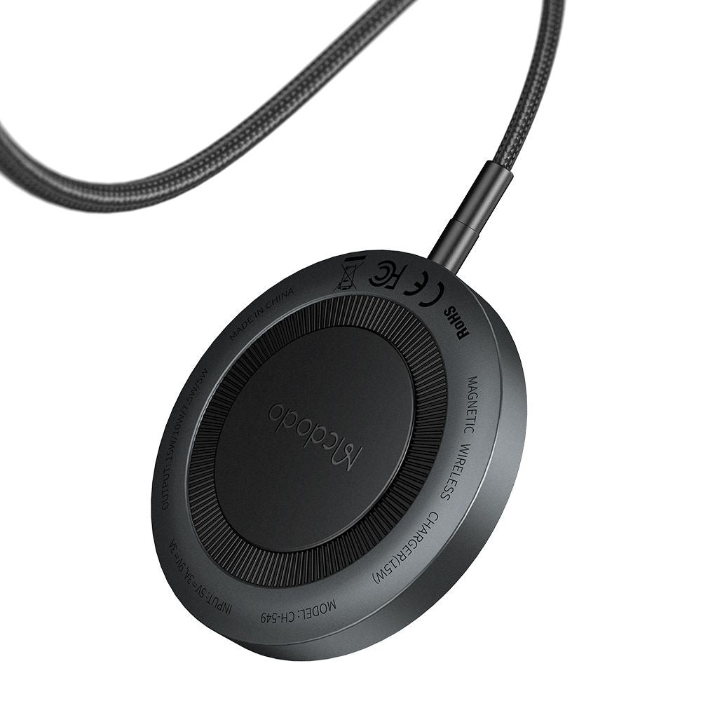 Trådløs netværksoplader McDodo CH-5490, 15W, 1.67A, Sort