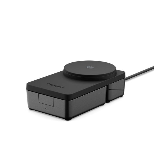 Trådløs Netværksoplader Spigen EF323MQ Essential 3in1, 25W, Sort ACH10398