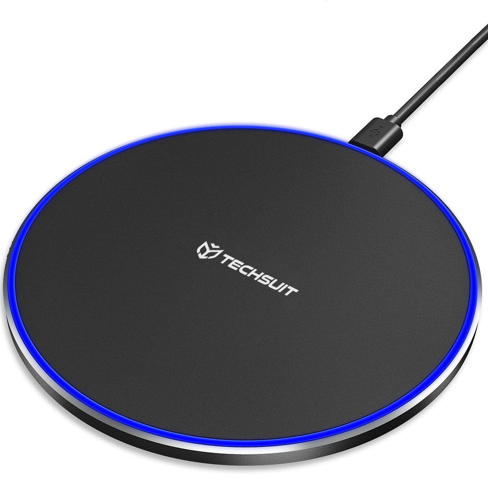 Trådløs Netværksoplader Techsuit CHWR031 Premium, 15W, 1.67A, Sort