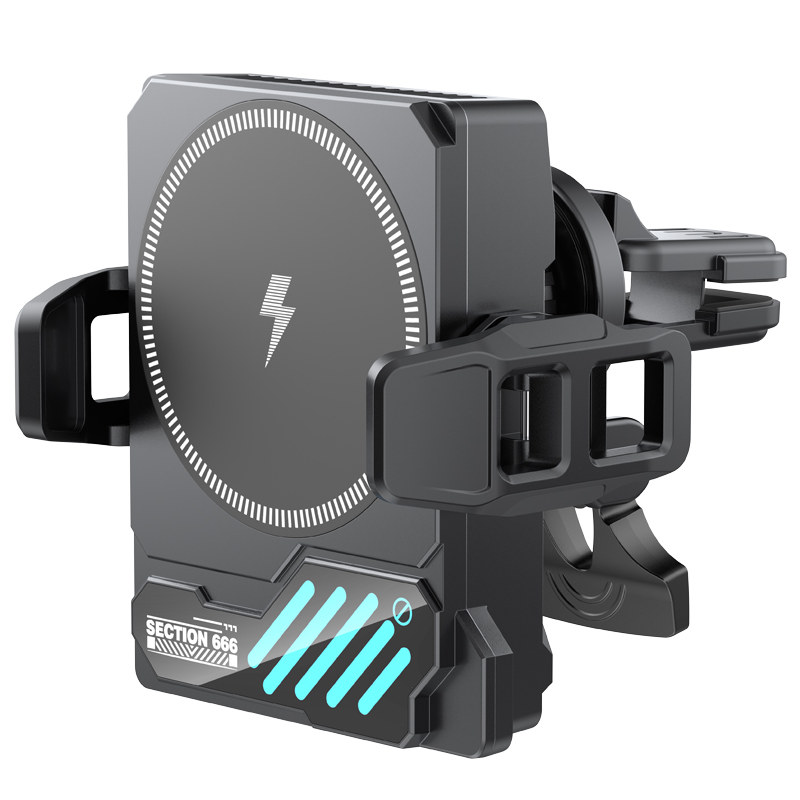 XO Design SL14 trådløs biloplader, 25 W, sort