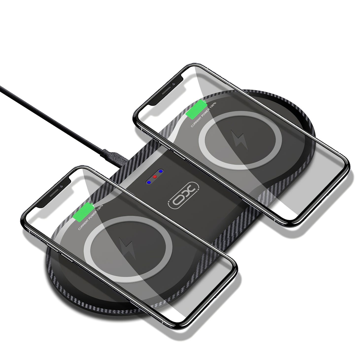 Trådløs netværksoplader XO Design WX026, 20W, 1,1A, sort