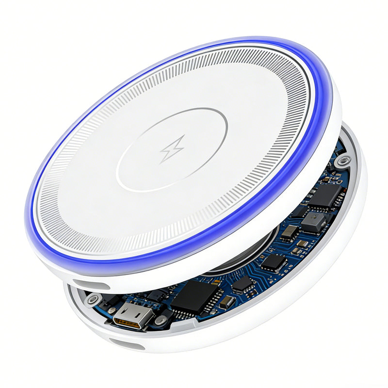 Trådløs netoplader XO Design CX042, 15W, 1.67A, Hvid