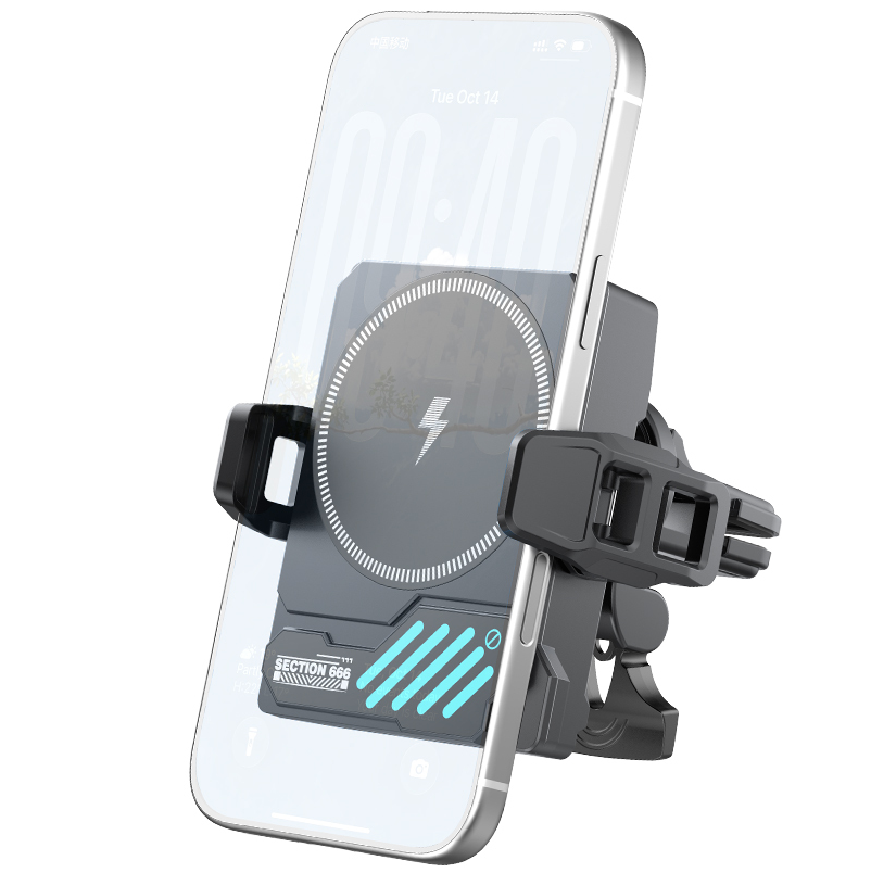 XO Design SL14 trådløs biloplader, 25 W, sort