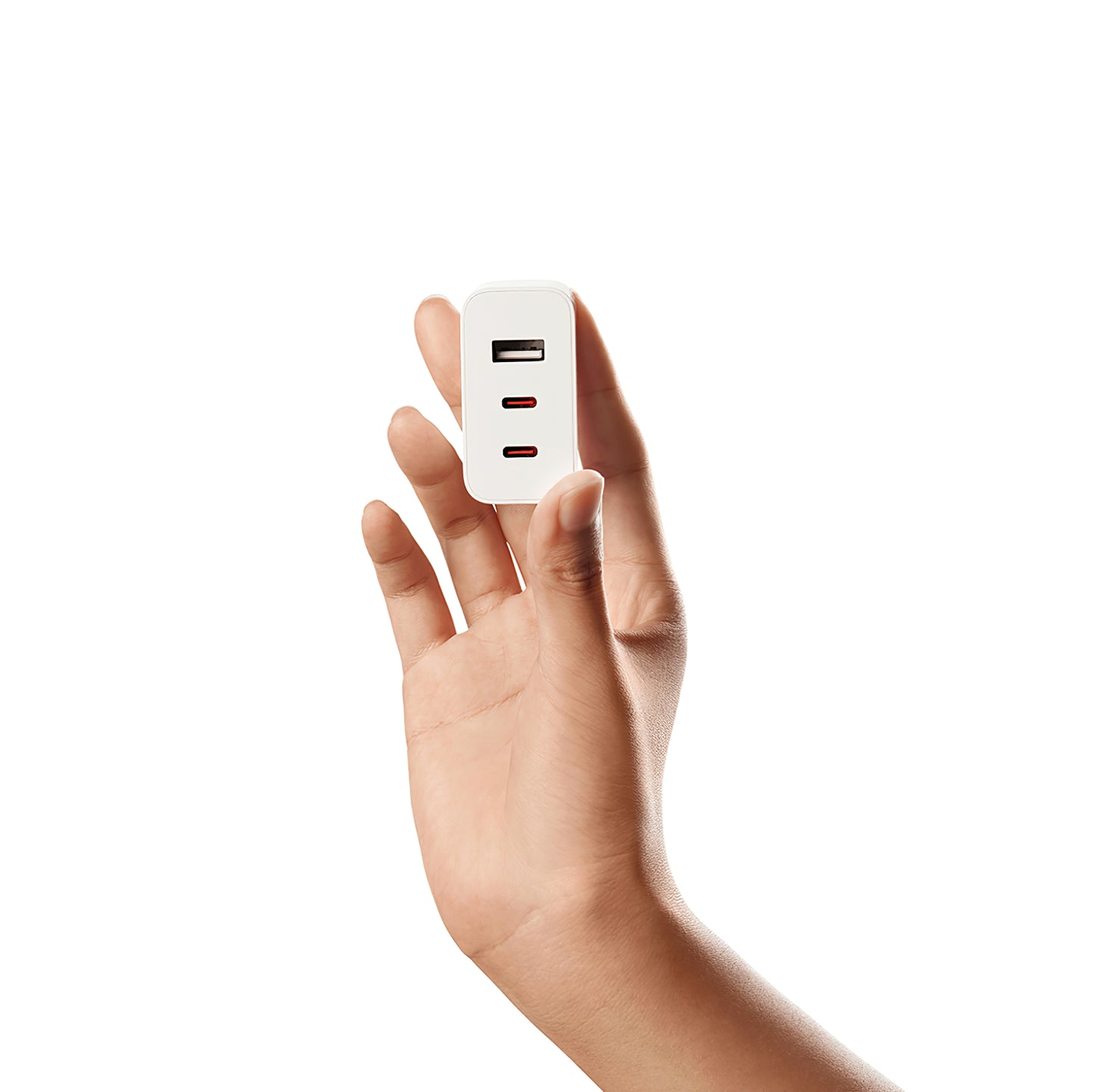Xiaomi 2C1A GaN netværksoplader, 67W, 3A, 1 x USB-A - 2 x USB-C, hvid