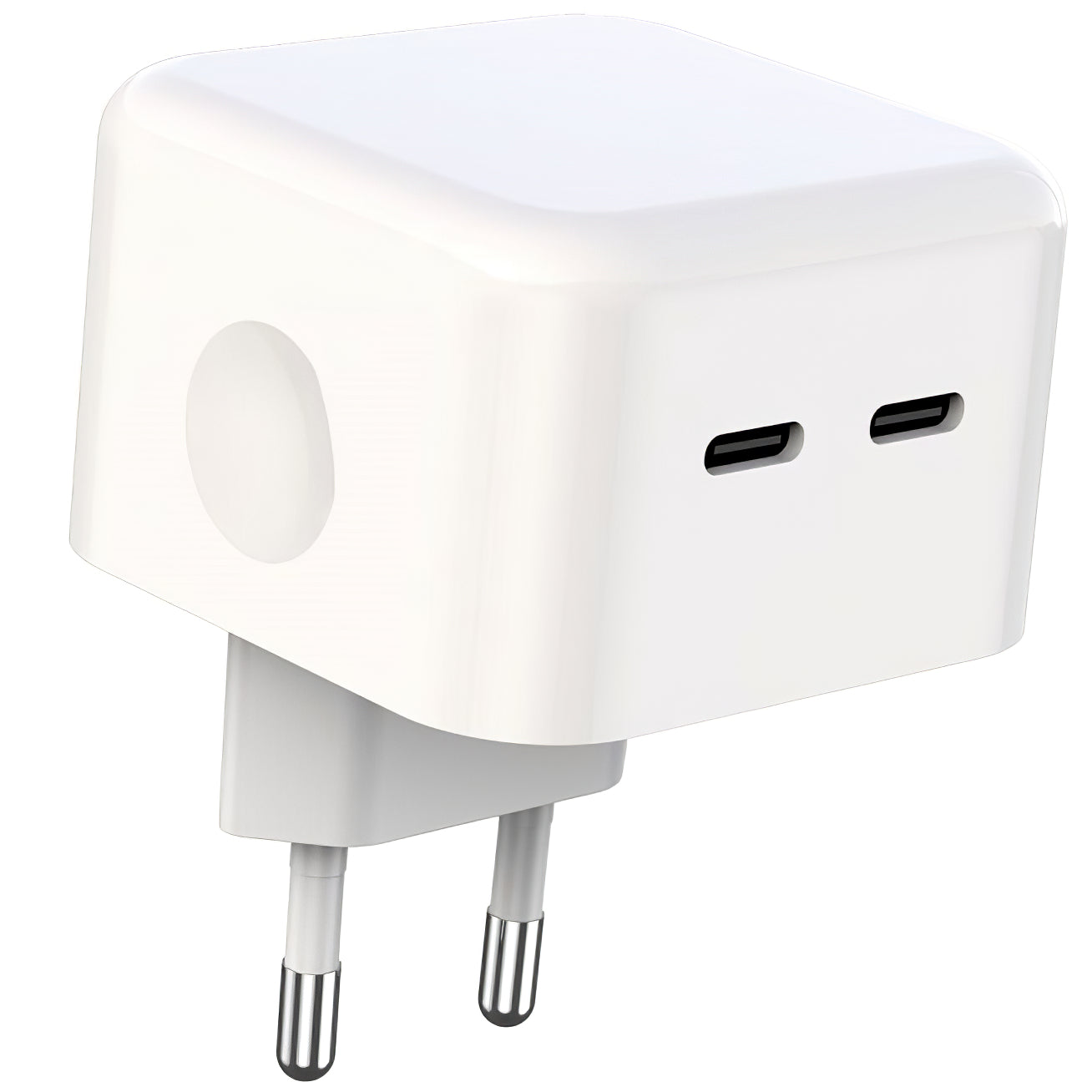 Netværksoplader XO Design L102, 35W, 3A, 2 x USB-C, hvid