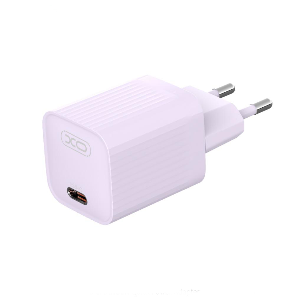 XO Design L148 Netoplader, 30W, 3A, 1 x USB-C, Lilla