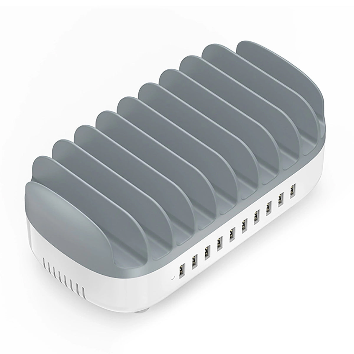 Orico DUK-10P-V1 opladerstation, 120W, 2.4A, 10 x USB-A, Hvid