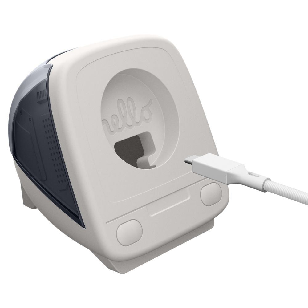 Spigen C1 Classic holder til trådløs oplader, Apple Watch Series, Grå AMP09340