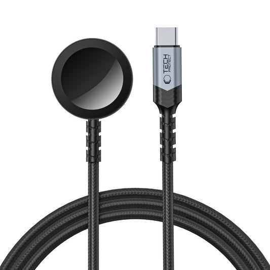 Opladningskabel Tech-Protect MC01 Ultraboost til Apple Watch Series, sort
