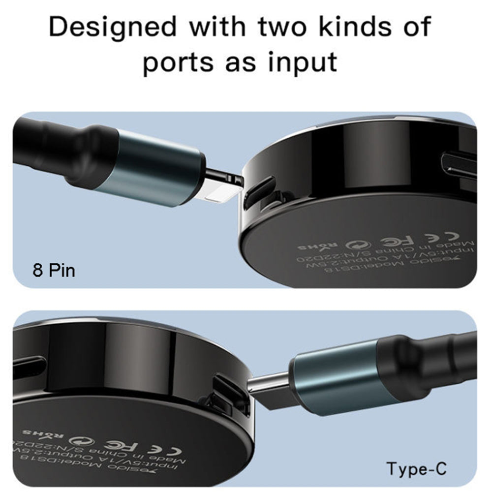 Trådløs Oplader Yesido DS18 til Apple Watch Series, Sort