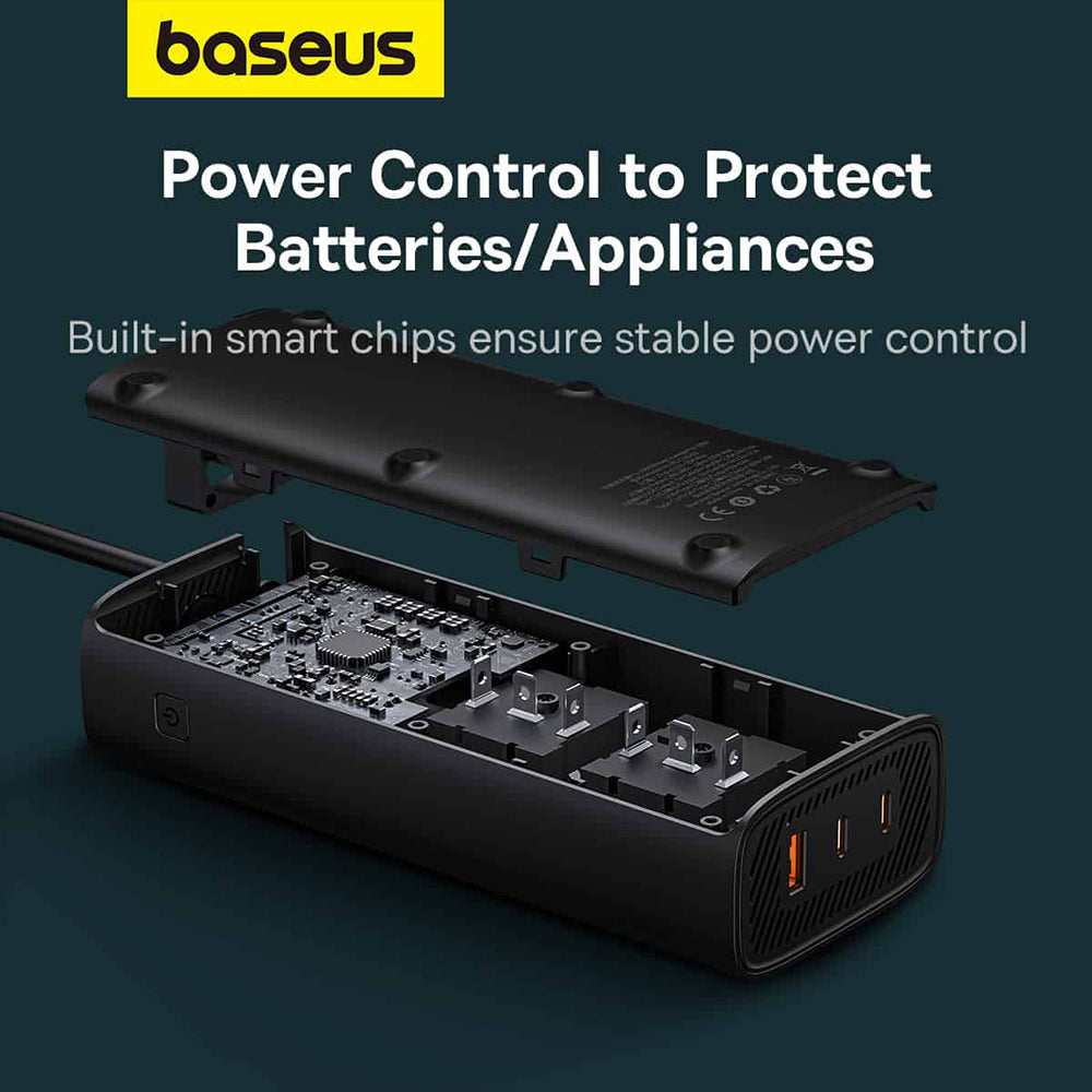 Baseus Power Pro Elektrisk Bilinverter, 150W CGNB020101