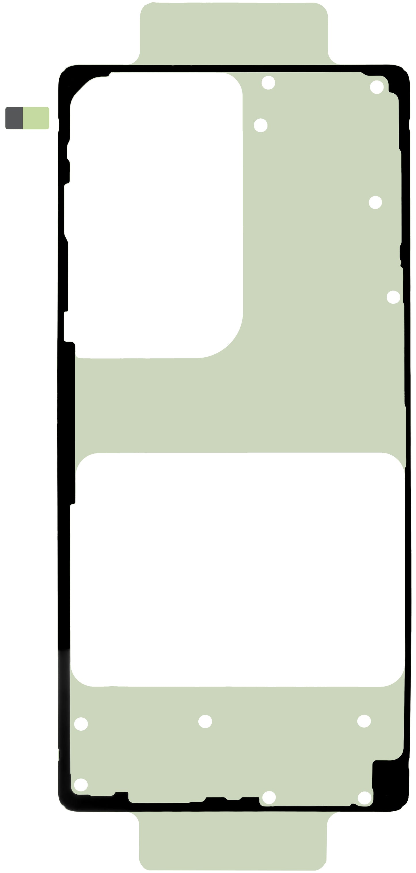 Kit til limning af batteridæksel til Samsung Galaxy S25 Ultra S938, Servicepakke GH82-36520A