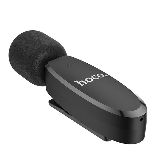 Lavaliermikrofon HOCO L15, USB-C, Sort