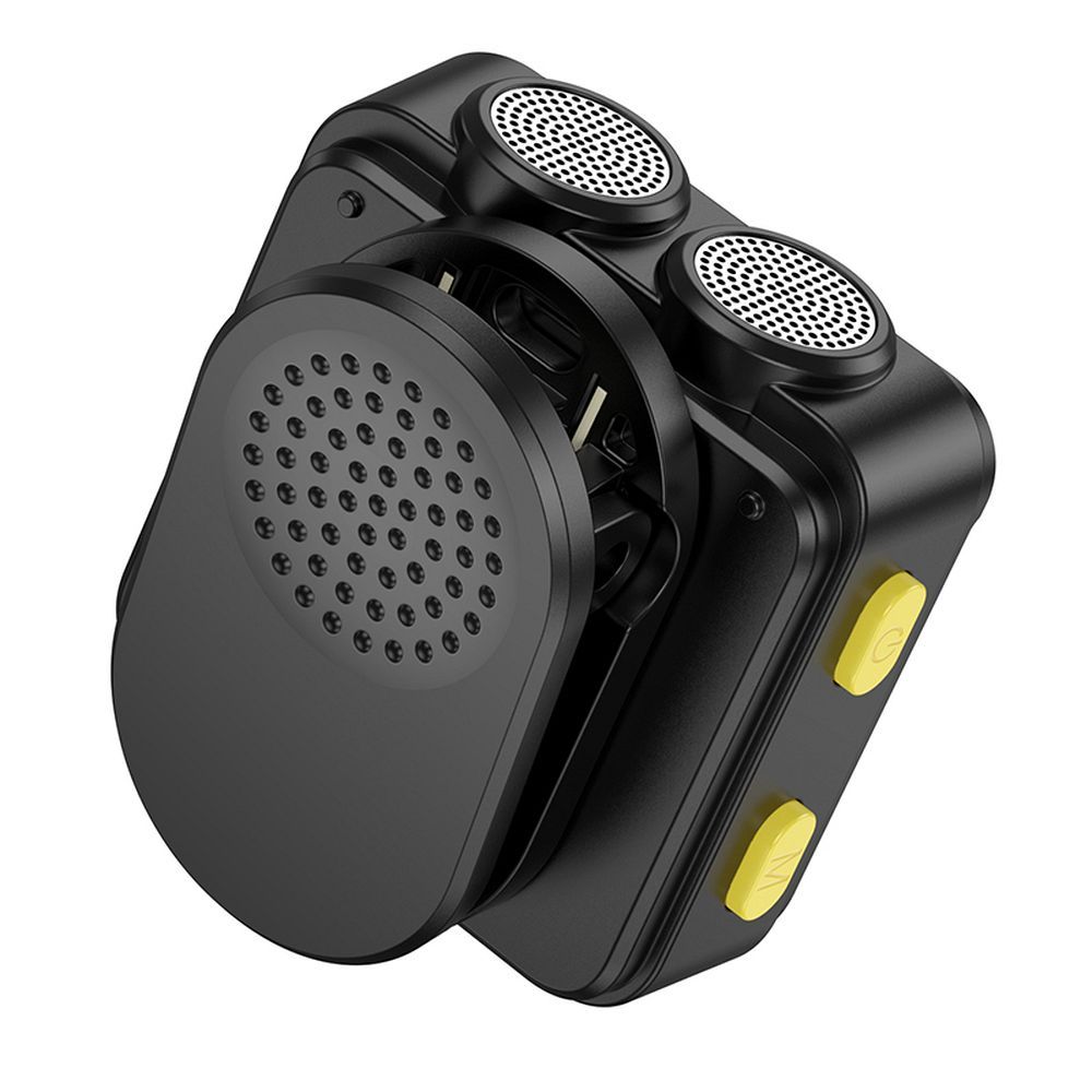 Lavaliermikrofon HOCO L17, USB-C / Lightning, Sæt med 2 stykker, Sort