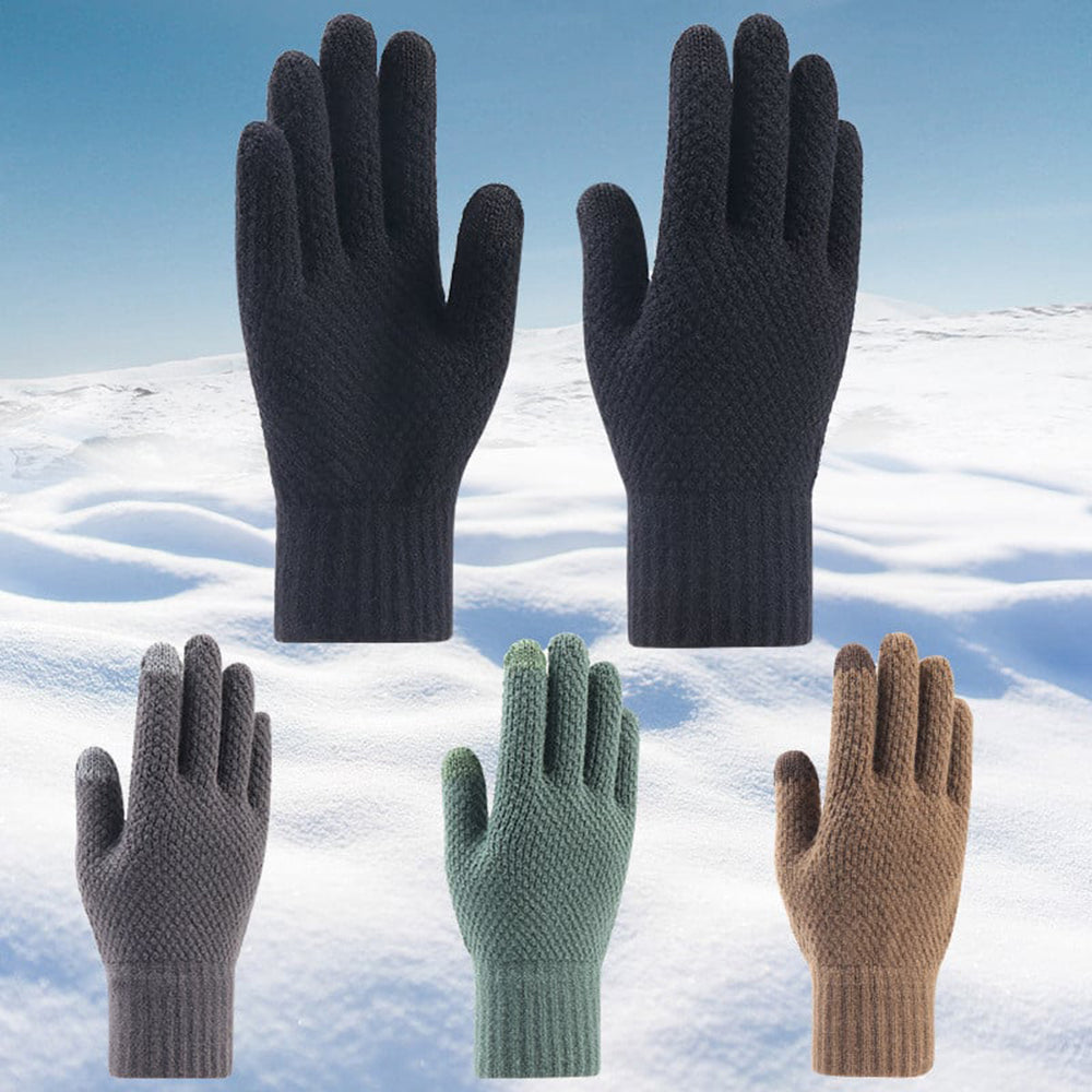 Techsuit ST0013 Taktile Vinterhandsker til Mænd, Størrelse 22cm, Grå