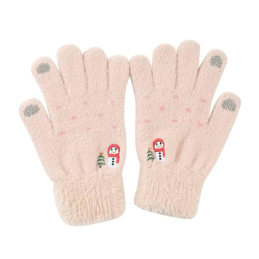 Vinterhandsker til damer med touchfunktion Techsuit ST0011, størrelse 17 cm, beige