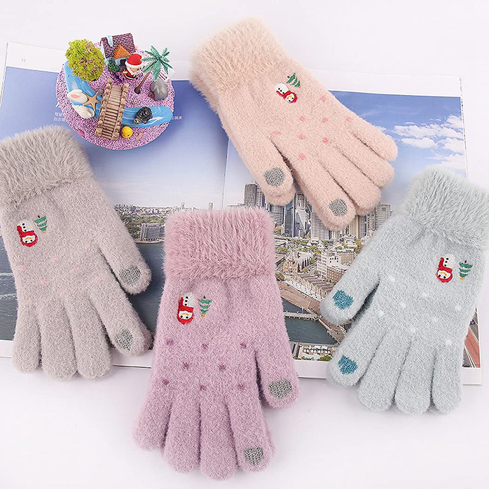 Vinterhandsker til damer med touchfunktion Techsuit ST0011, størrelse 17 cm, beige
