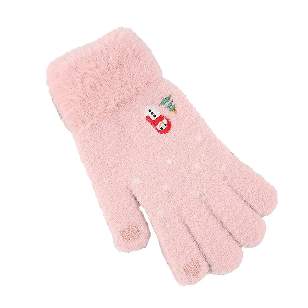 Vinterhandsker til damer med touchfunktion Techsuit ST0011, størrelse 17 cm, pink