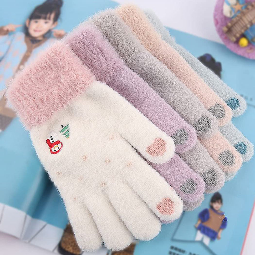 Vinterhandsker til damer med touchfunktion Techsuit ST0011, størrelse 17 cm, pink